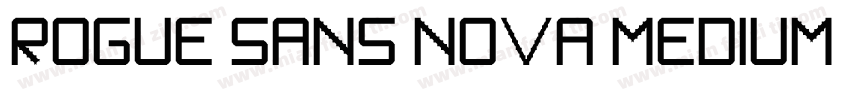 Rogue Sans Nova Medium Extended字体转换